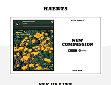 Tablet Screenshot of haertsmusic.com